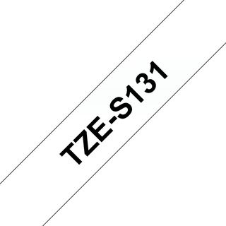 BROTHER TZES131 LAMINATO ADES BK TRASP