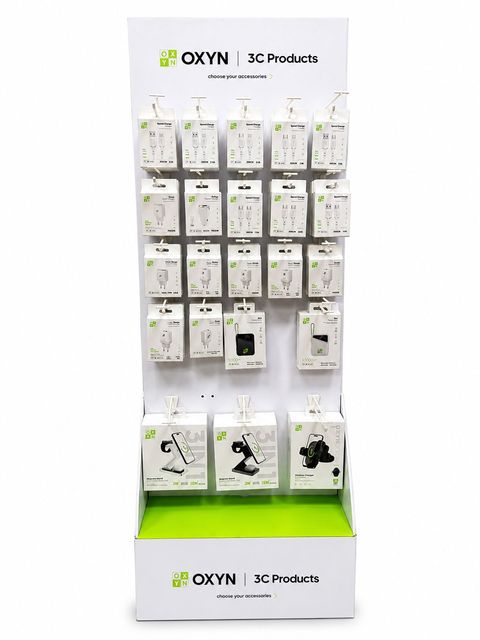 BUNDLE OXYN ESPOSITORE ACCESSORI DA TERRA IN CARTONE