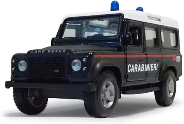 BURAGO CDU LAND ROVER DEFENDER WITH CARABINIERI LIVERY – 1:32 COMPO. 53853