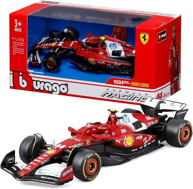 BURAGO F1 Ferrari SF-25 (2025) #44 Hamilton -1:43