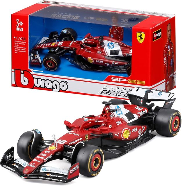 BURAGO F1 Ferrari Sf-25 (2025) #16 Leclerc -1:43