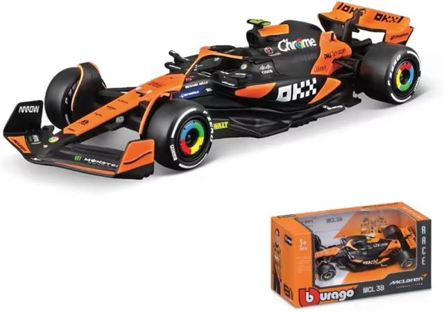 BURAGO MC Laren F1 MCL 38 (2024) #4 (Norris) -1:43