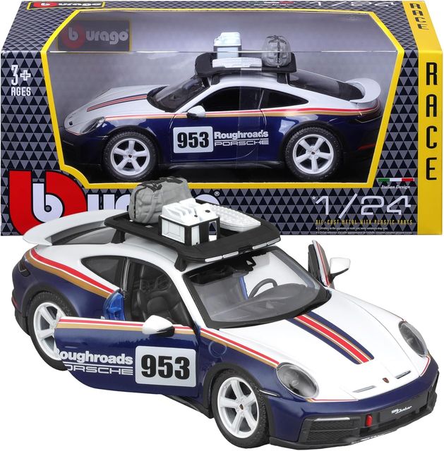 BURAGO PORSCHE 911 DAKAR - 1:24