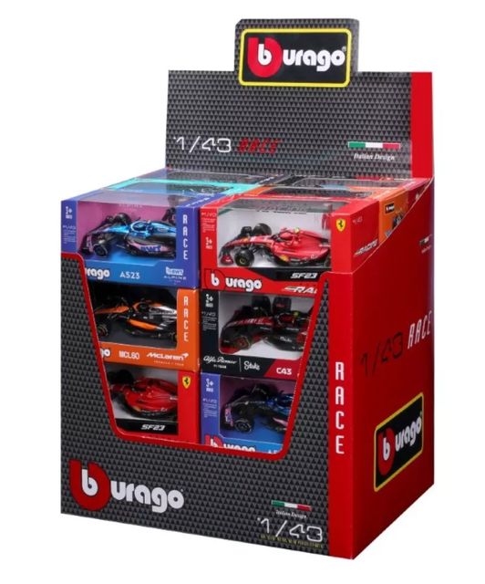 Bburago F1 CDU ASSOERTED 24PZ - 1:43