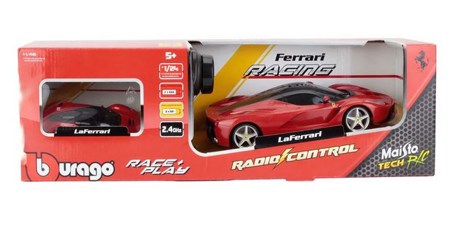 Bburago MAISTO - CO-PACK RC LAFERRARI 1:24 E 1:43 DIECAST