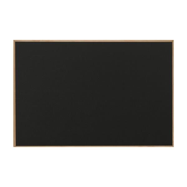Bi-Office New Basic - Lavagna - 885 x 585 mm - non magnetico - nero - cornice n…