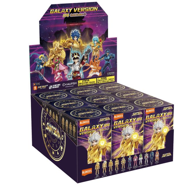 Blokees - Saint Seiya Blind Box - GALAXY VERSION 04 - 75034 Gold Zodiac 2 Blind…