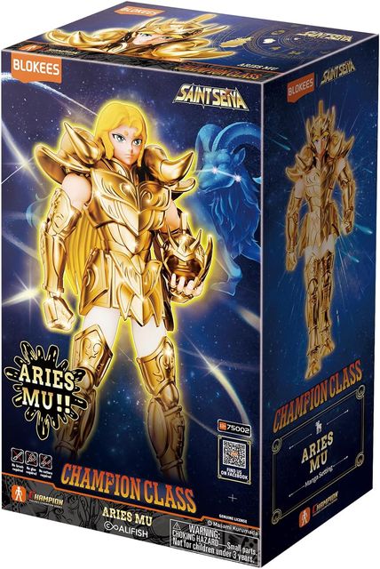 Blokees - Saint Seiya Champion Class 01 - 75002 Aries Mu 15CM Model Kit