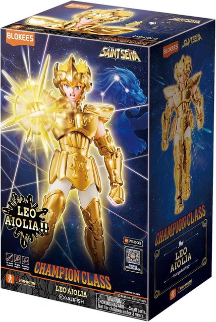 Blokees - Saint Seiya Champion Class 02 - 75003 Leo Aiolia 15CM Model Kit