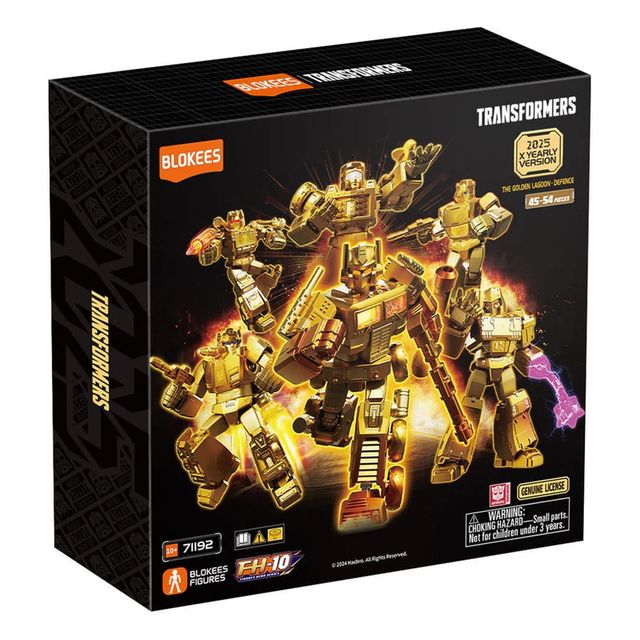 Blokees - Transformers - X Yearly Version - 71192 Gold The Golden Lagoon-Defenc…