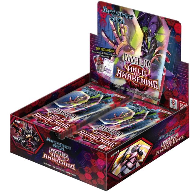 Box Battle Spirits Saga Set CB01 Evangelion Halo of Awakening 24 PACKS