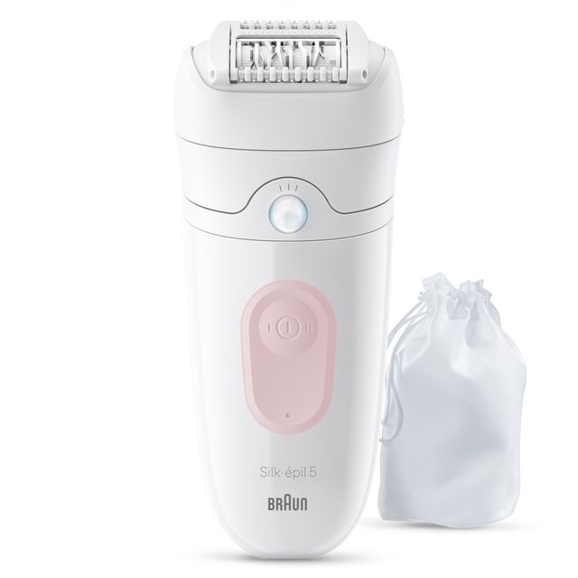 Braun Epilatore Elettrico Silk-èpil Wet-Dry SE5011 Rosa Flamingo