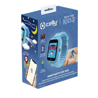 Celly KIDSWATCH - Blu - smartwatch con cinturino - schermo 1.54" - Bluetooth - …