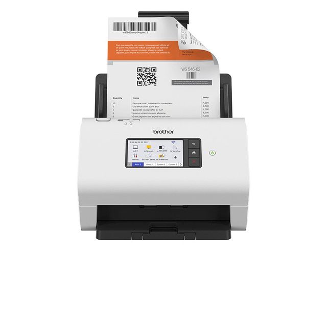 Brother ADS-4900W Scanner con ADF + alimentatore di fogli 600 x 600 DPI A4 Nero…