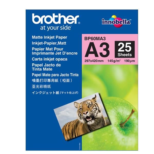 Brother BP - Opaca - A3 (297 x 420 mm) - 145 g/m² - 25 fogli Carta - per Brothe…