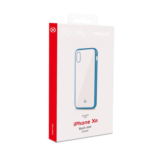 Celly Laser Matt - Cover per cellulare - TPU (poliuretano termoplastico) - blu,…