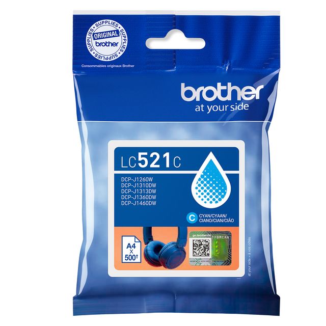 Brother Cartuccia Ciano LC521C - 500pag