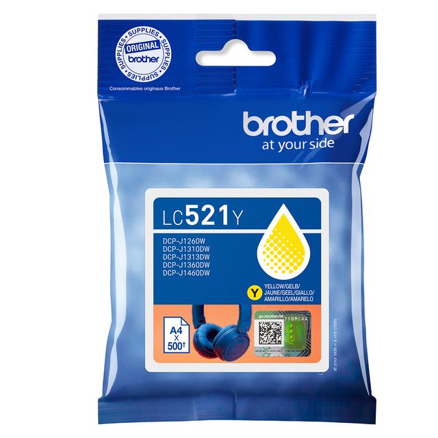 Brother Cartuccia Giallo LC521Y - 500pag