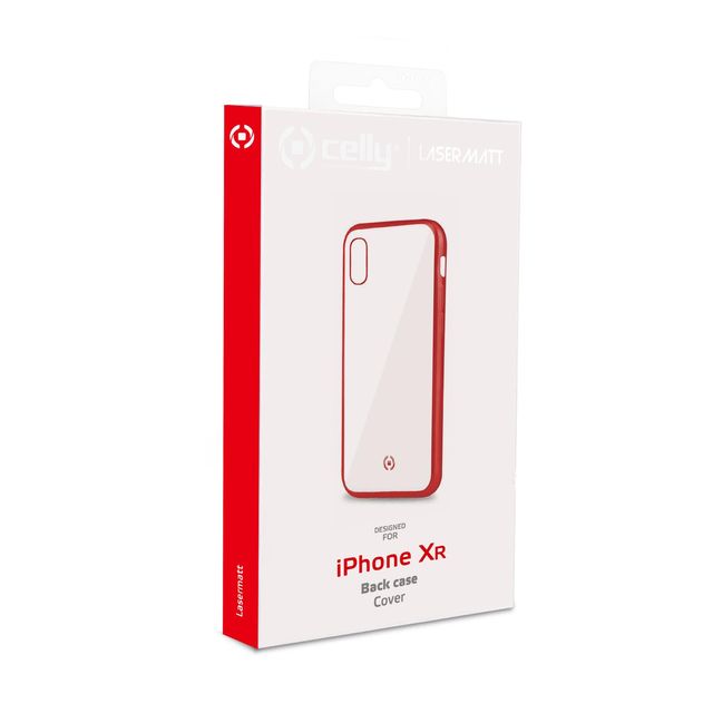 Celly Laser Matt - Cover per cellulare - TPU (poliuretano termoplastico) - ross…