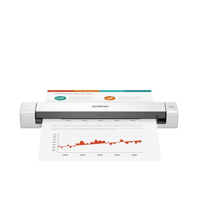 Brother DS-640 CDF + Scanner con alimentazione a fogli 1200 x 1200 DPI A4 Bianco
