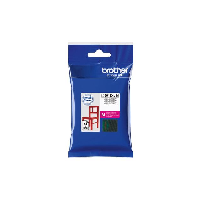 Brother LC-3619XLM cartuccia d'inchiostro 1 pz Originale Magenta