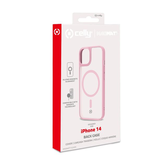 Celly MAGMATT - Cover per cellulare - compatibile MagSafe - policarbonato, TPU …