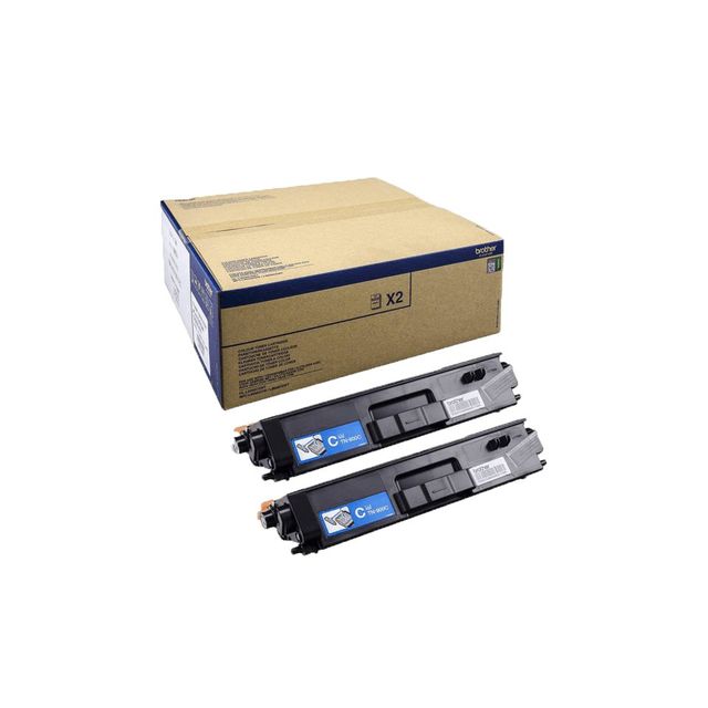 Brother TN900C - Confezione da 2 - ciano - originale - cartuccia toner - per Br…