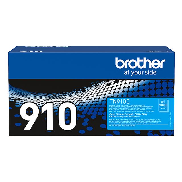 Brother TN910C - Ultra Jumbo - ciano - originale - cartuccia toner - per Brothe…