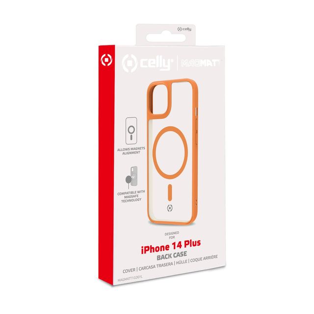 Celly Magmatt - Cover per cellulare - compatibile MagSafe - policarbonato, TPU …
