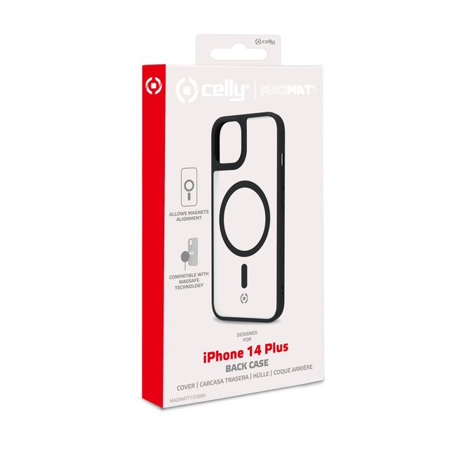 Celly Magmatt - Cover per cellulare - compatibile MagSafe - policarbonato, TPU …