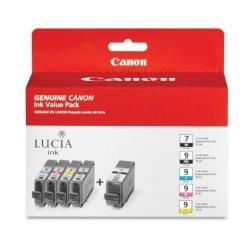CANON MULTIPACK PGI-9 CARTUCCE INKJET NERO PGI-9 PBK + C + M + Y + GY