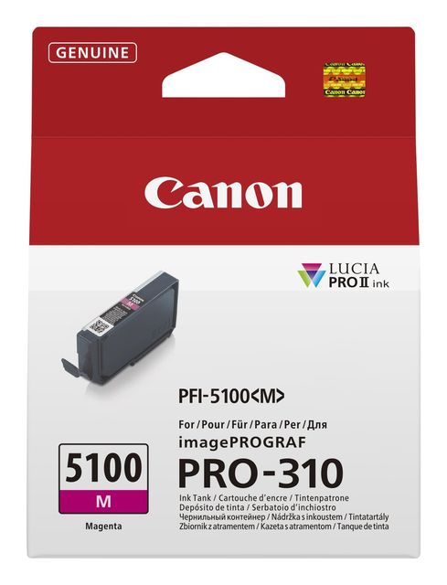 CANON PFI-5100 M MAGENTA 14.4ML PER imagePROGRAF PRO-310