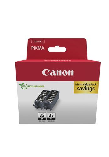 CANON PGI-35 BK TWIN PACK CONFEZIONE DA 2 PZ NERO 9.3 ML