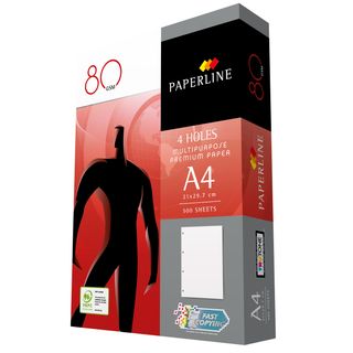 CARTA PAPERLINE COPY A4 80GR 500FG 4 FORI