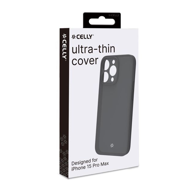 Celly SPACE - Cover per cellulare - TPU (poliuretano termoplastico) - nero - pe…