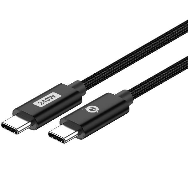 CAVI COMPUTER MOBILE - CAVO USB C-C PD 3.1 240W Ricarica rapida 2m -- 48V 5A, 4…