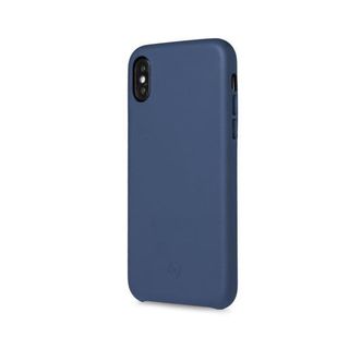 Celly Superior - Cover per cellulare - similpelle - blu - per Apple iPhone XS M…