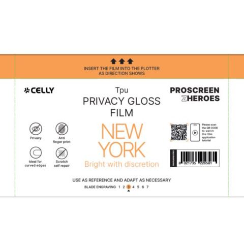 CELLY 5 PZ PROFILM PRIVACY NEW YORK