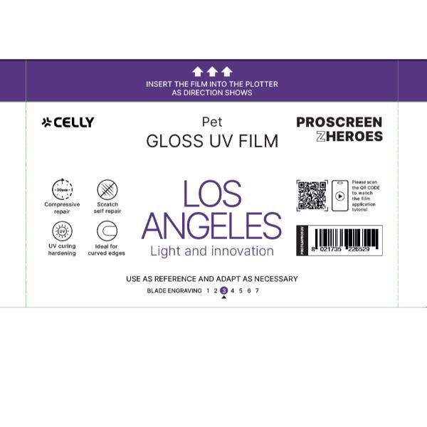 CELLY 50 PZ PROFILM UV GLOSSY LOS ANGELES