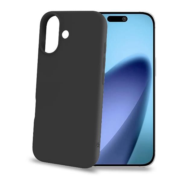 CELLY APPLE iPHONE 17 COVER IN MORBIDO TPU CON FINITURA SOFT TOUCH NERO