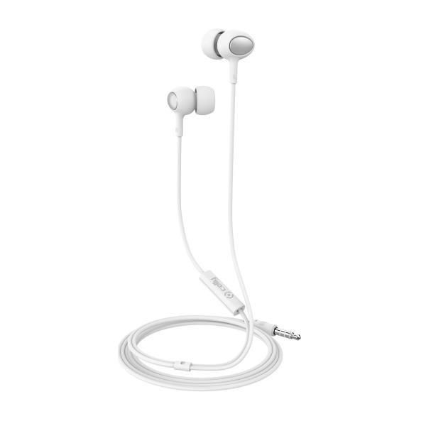 Celly UP500WH - Auricolari con microfono - auricolare - cablato - jack 3,5 mm