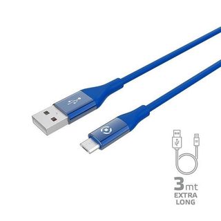 Celly USBMICROCOL3M - Cavo USB - USB (M) a Micro-USB Tipo B (M) - DC 5 V - 2.4 …