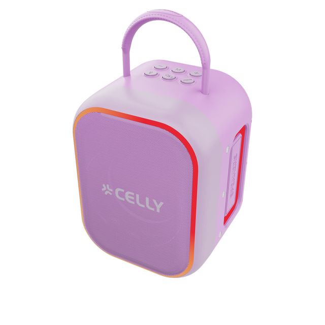 CELLY PARTYKIDS2 SPEAKER WIRELESS 10 W CON 2 MICROFONI WIRELESS CON EFFETTI VOC…