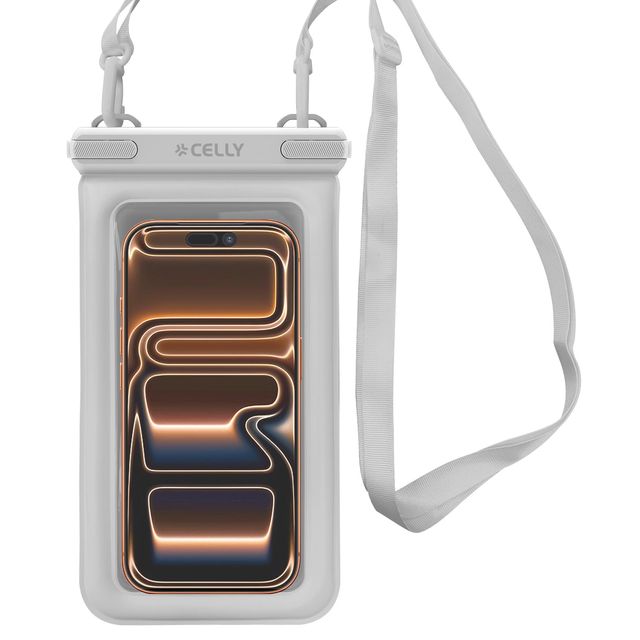 CELLY SPLASHBAG CUSTODIA IMPERMEABILE GALLEGGIANTE PER SMARTPHONE FINO A 6.9" T…