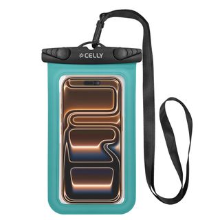 CELLY SPLASHBAG CUSTODIA IMPERMEABILE PER SMARTPHONE FINO A 7" TRASPARENTE CHIU…