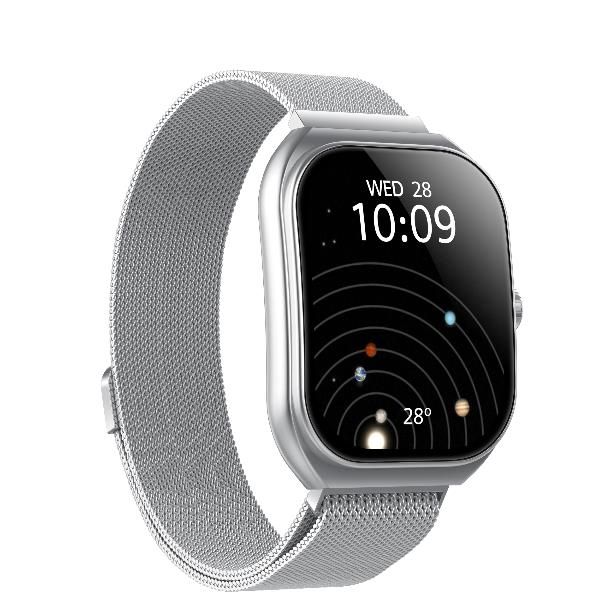 CELLY TRAINERWIDE SMARTWATCH DISPLAY CURVO 2.01" CINTURINO IN MAGLIA MILANO ARG…