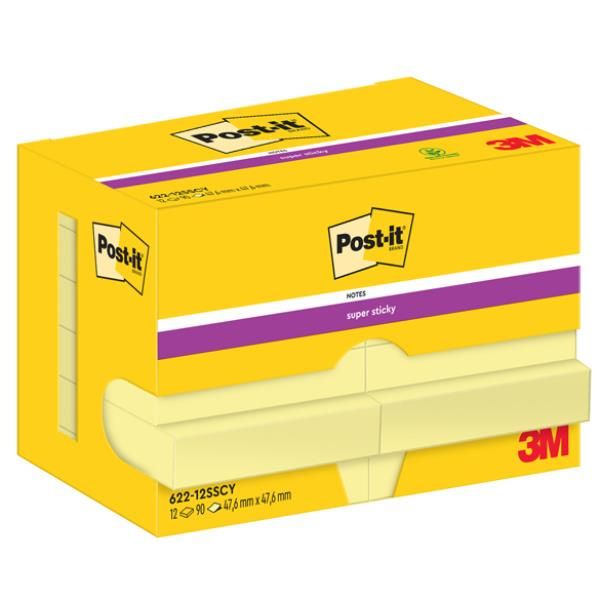 CF12 POST-IT SK/CANARY/47X47/90 FF