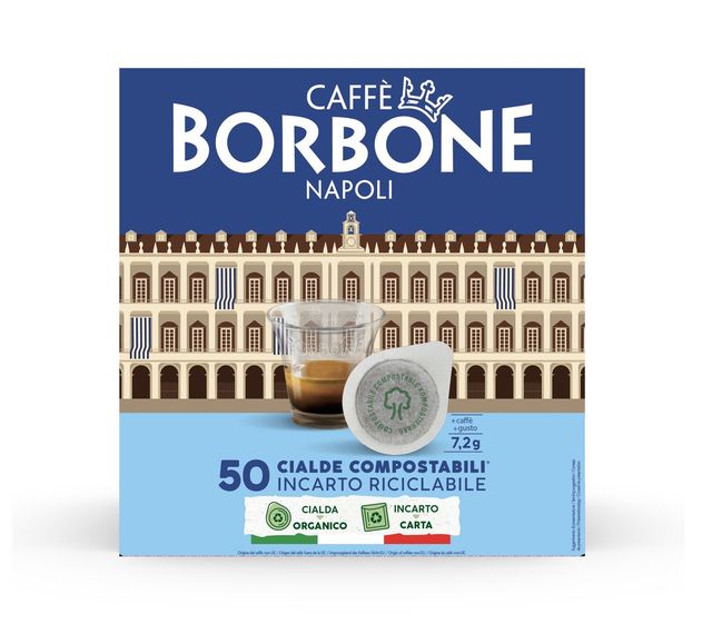 CIALDA MONODOSE DI CAFFE' MISCELA DEK VERDE DECAFFEINATA - 50PZ