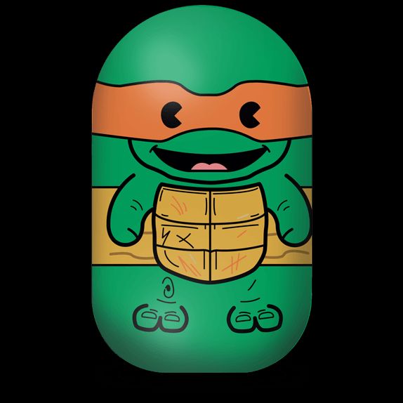CICABOOM PUNIZ SQUISHY BATTLE - TEENAGE MUTANT NINJA - Michelangelo Toddler