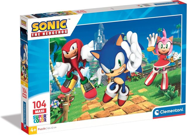 CLEMENTONI PUZZLE 104 MAXI SONIC